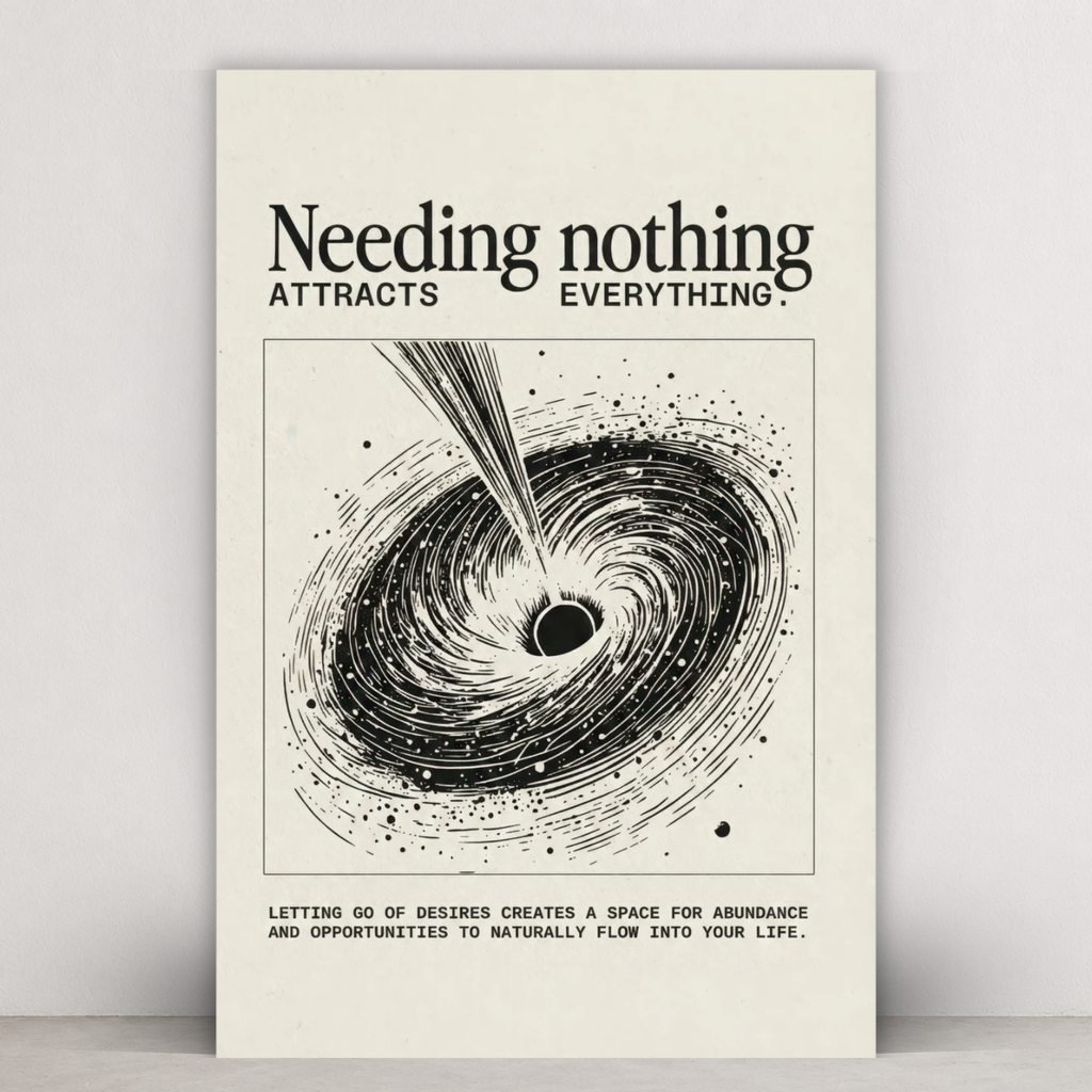 NEEDING NOTHIING