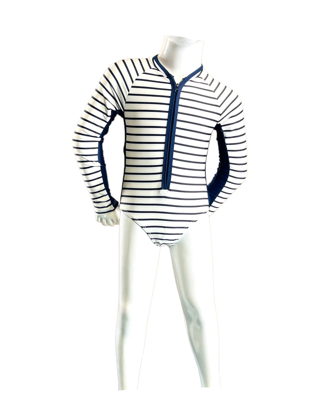 F1814-Navy White Stripe
