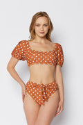 B2102-Bric/Wht Dot