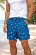 MP185-Tiny Palm on Teal